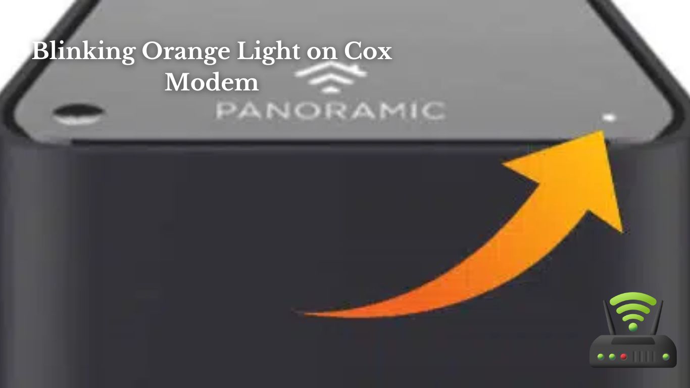 Blinking Orange Light on Cox Modem