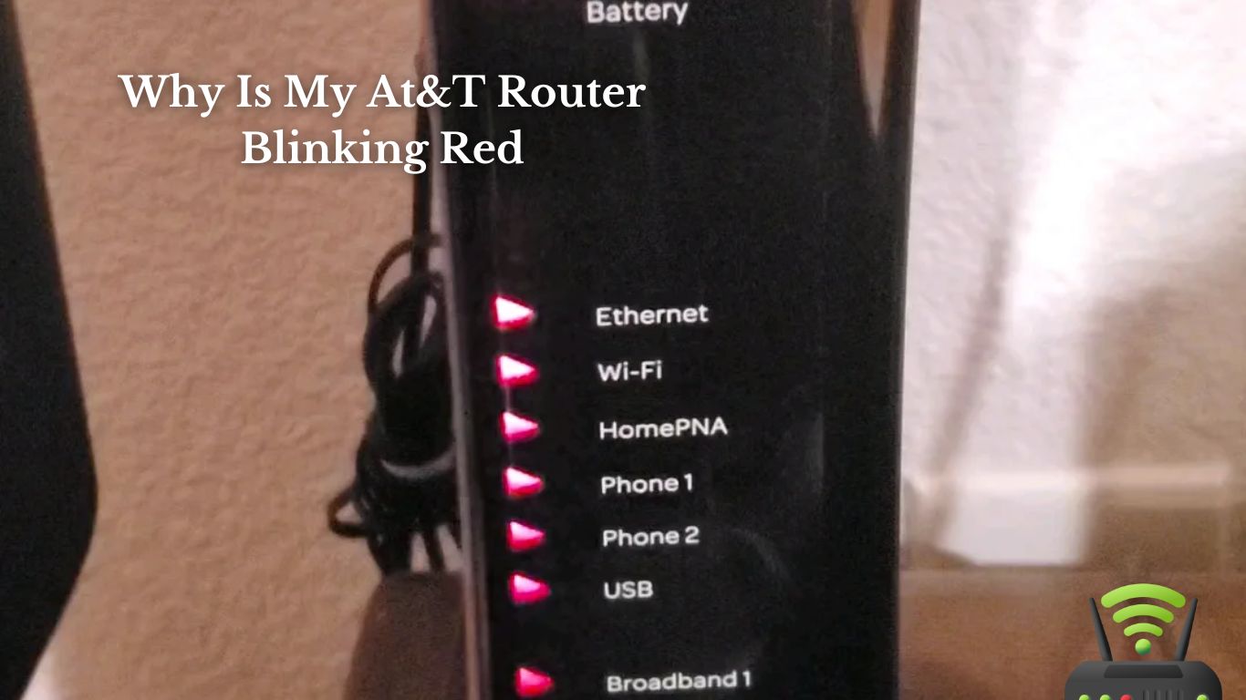 Why Is My At&T Router Blinking Red