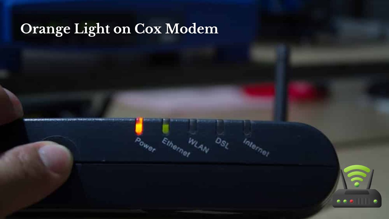 Orange Light on Cox Modem