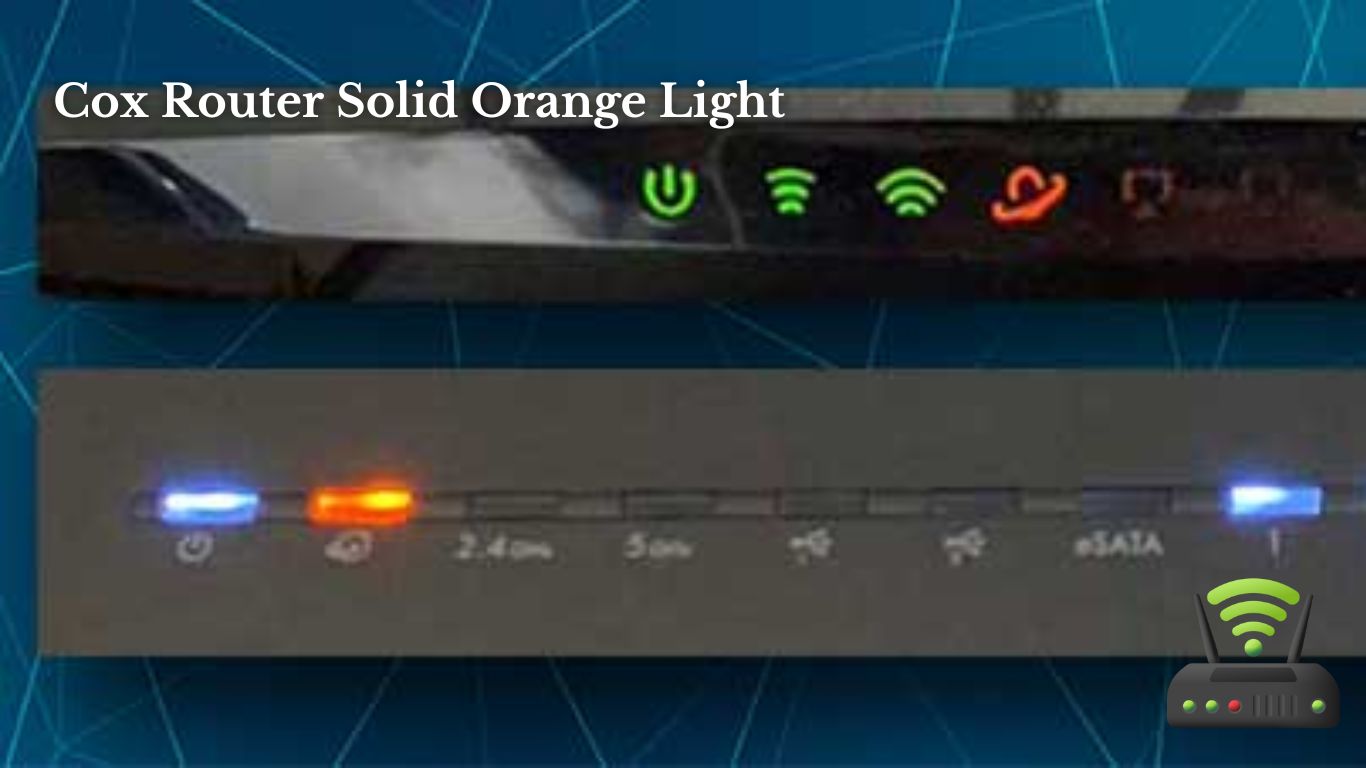 Cox Router Solid Orange Light