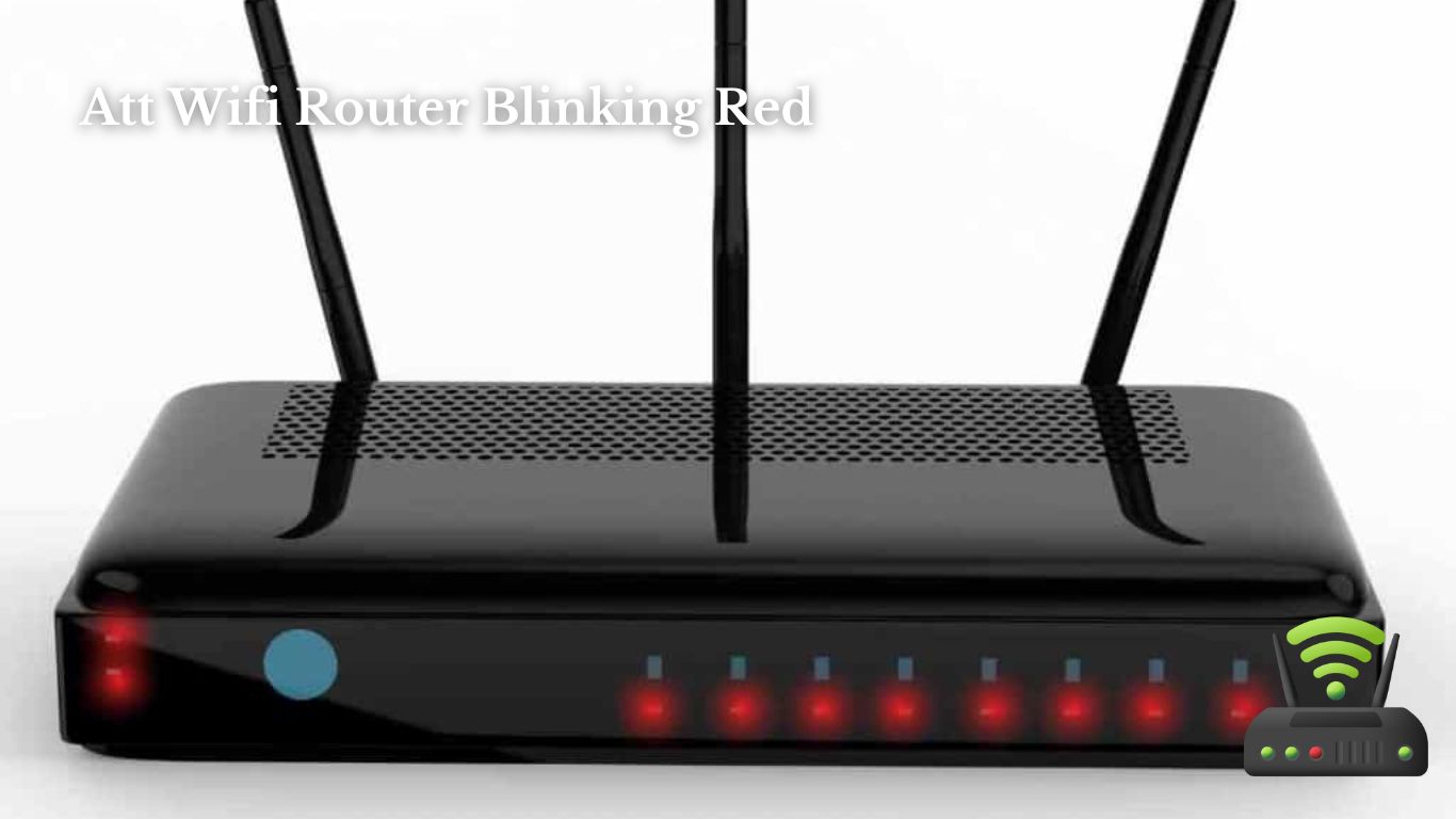 Att Wifi Router Blinking Red