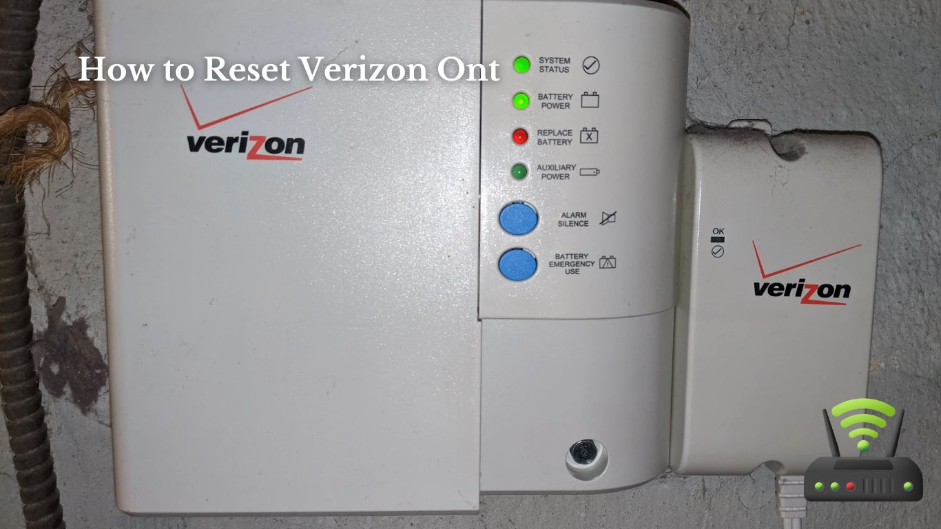 How to Reset Verizon Ont