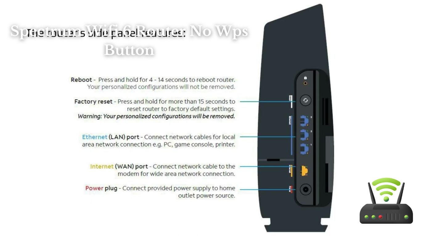 Spectrum Wifi 6 Router No Wps Button