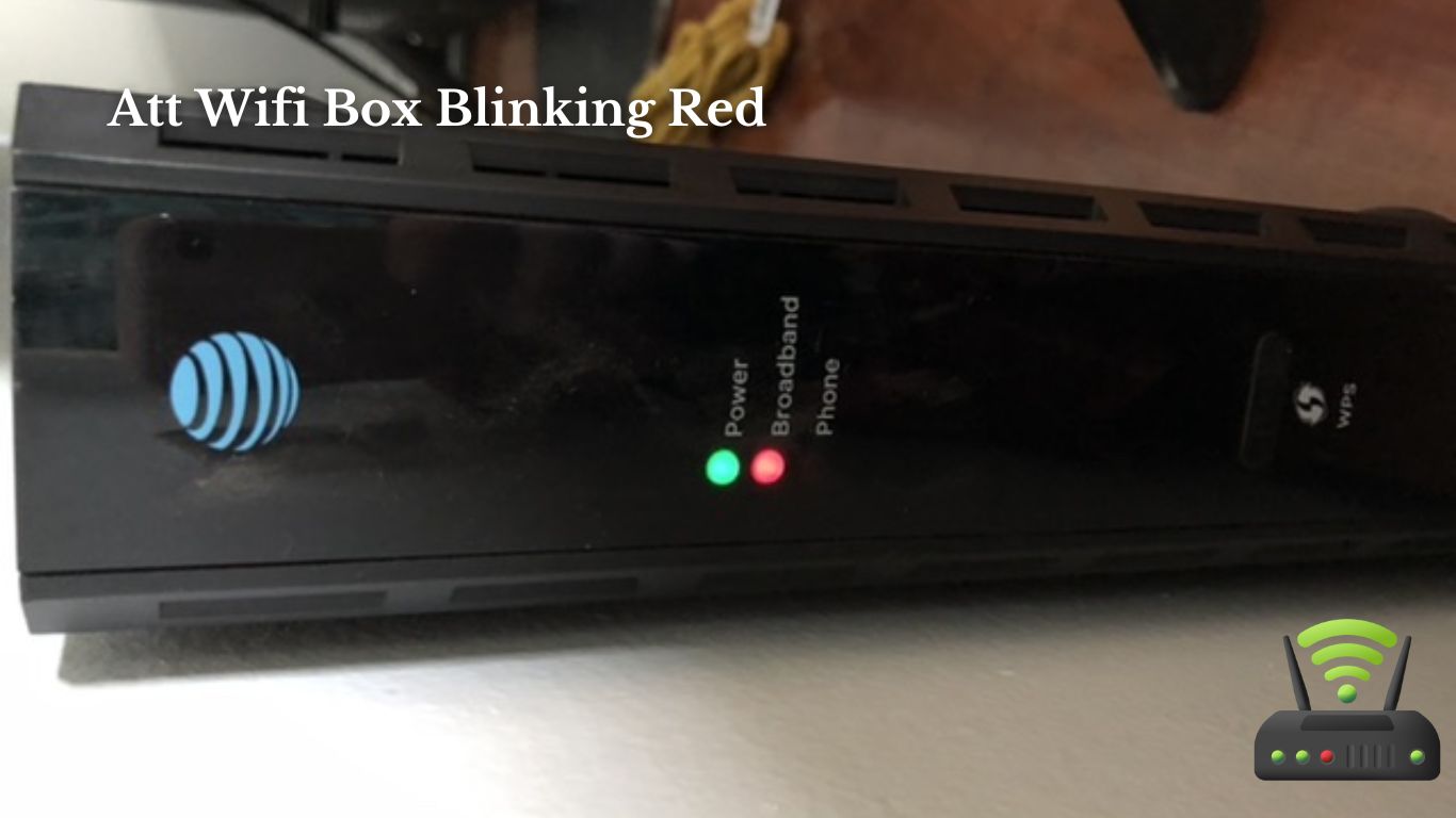 Att Wifi Box Blinking Red