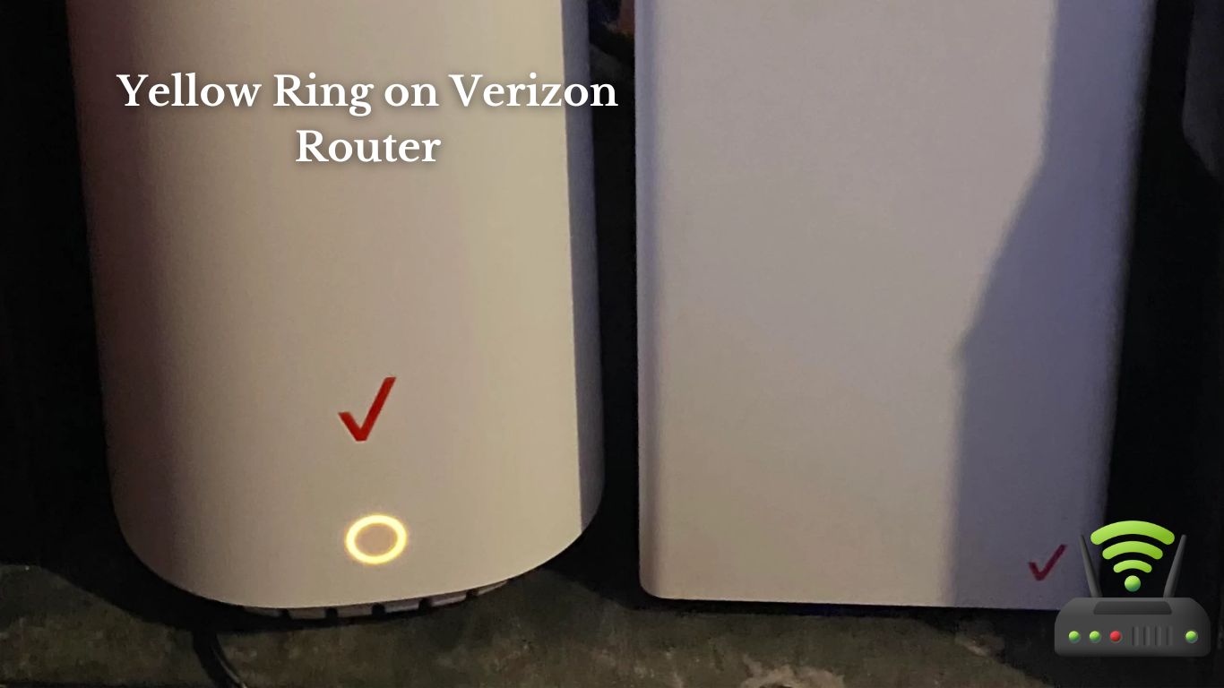 Yellow Ring on Verizon Router