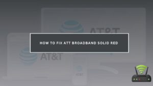Att Broadband Light Solid Red