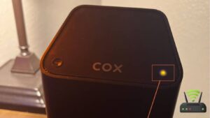 Blinking Orange Light on Cox Modem