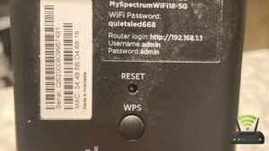 No Wps Button on Spectrum Router