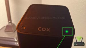 Blinking Green Light on Cox Modem